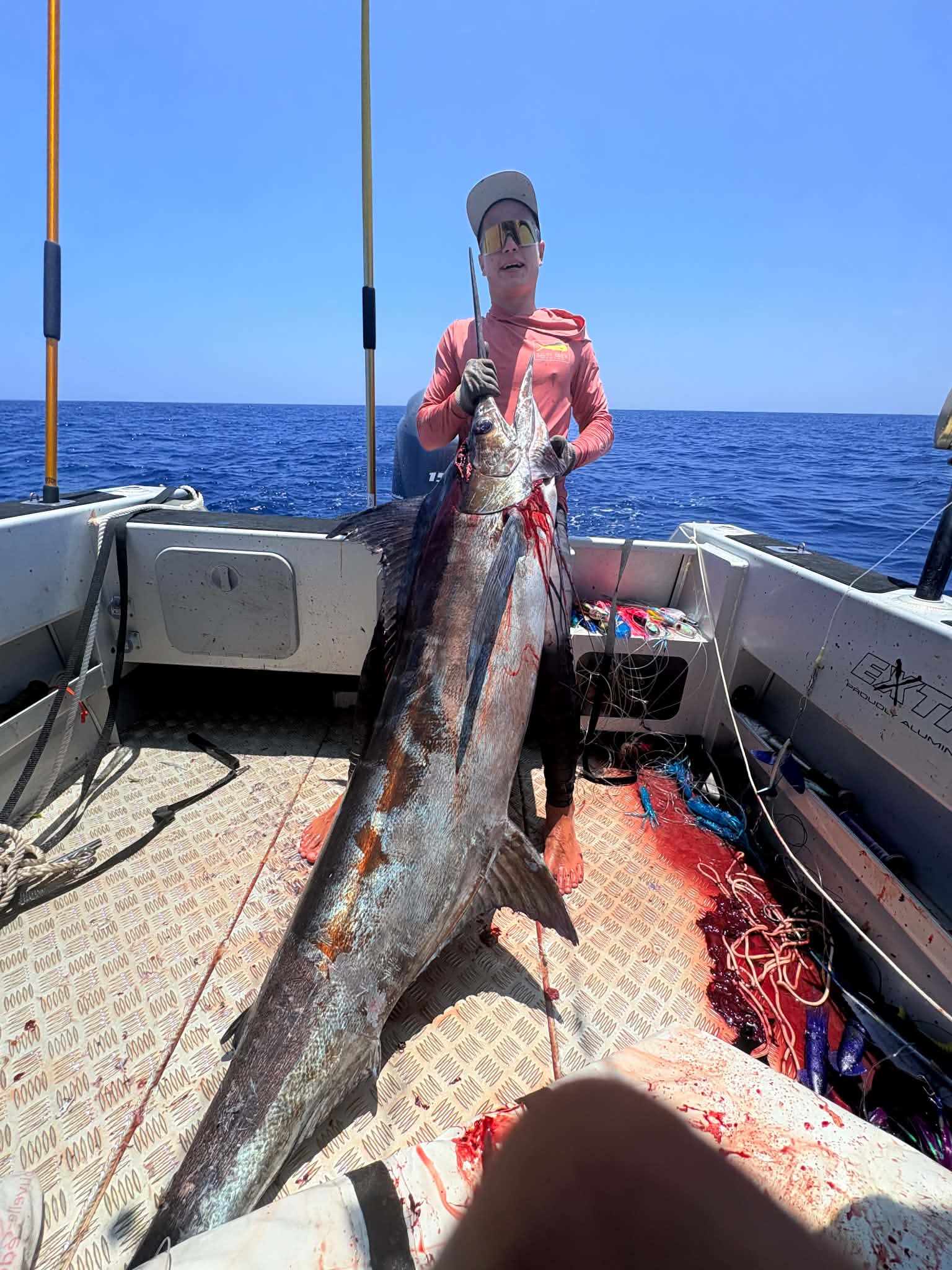 Marlin Bleu attrapé à Pouembout